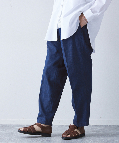 allery(アレリー)の「【allery / アレリ―】"リラックス" DENIM SLACKS(デニムパンツ・メンズ・ホワイト/ブルー系その他/ブルー・SMALL/MEDIUM/LARGE)」の21枚目の写真