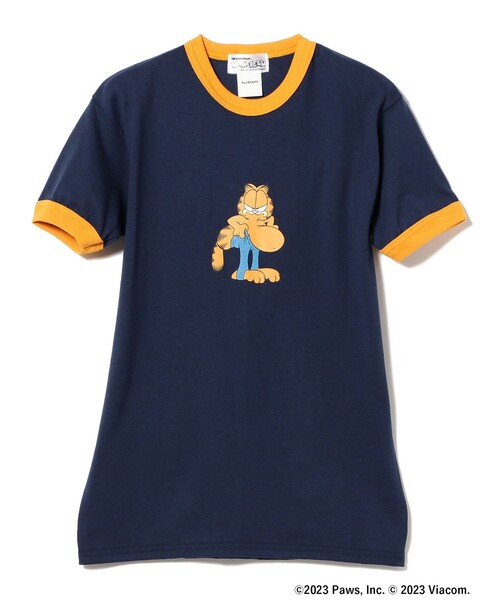 Ray BEAMS(レイビームス)の「GARFIELD / リンガー Tシャツ(Tシャツ/カットソー・レディース・レッド/グリーン/ネイビー・ONE SIZE)」の17枚目の写真