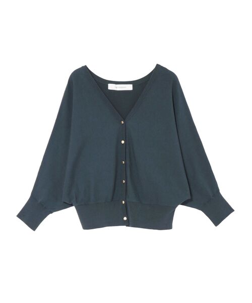 LAGUNAMOON（ラグナムーン）の「ゴールドボタンドルマンニットカーディガン（カーディガン/ボレロ・レディース・ネイビー/レッド/ホワイト・FREE）」の3枚目の写真