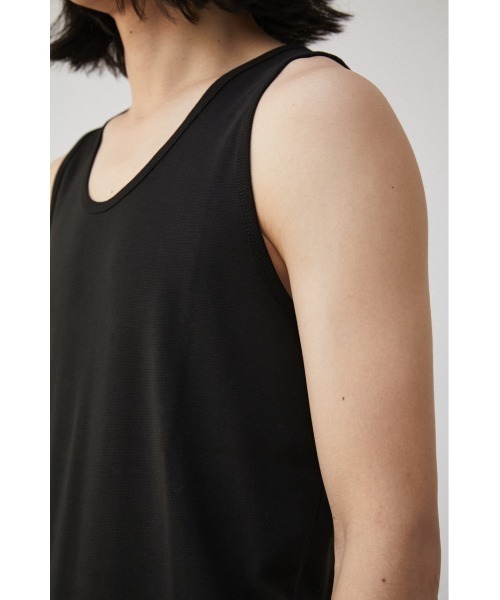 AZUL by moussy（アズールバイマウジー）の「MILANO RIB TANK TOP/ミラノリブタンクトップ（タンクトップ・メンズ・ブラック/ホワイト・MEDIUM/LARGE）」の19枚目の写真