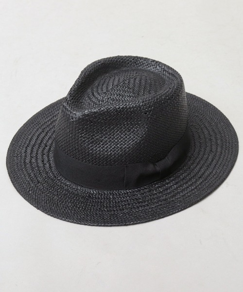 ReqHatter（レックハッター）の「ペーパー フラット ワイドブリム 中折れハット（ハット・メンズ・ブラック/ベージュ・FREE）」の10枚目の写真