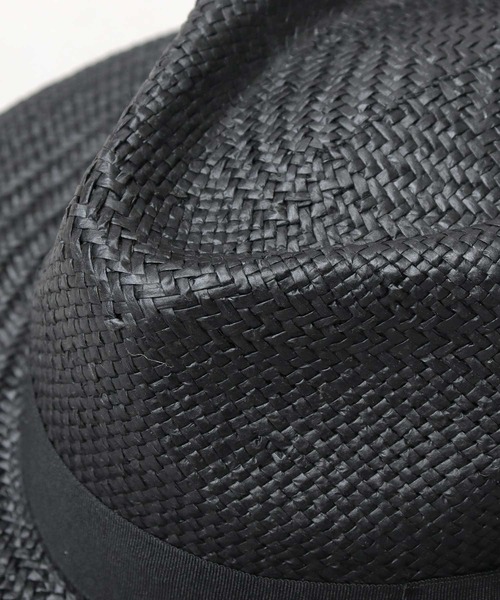 ReqHatter（レックハッター）の「ペーパー フラット ワイドブリム 中折れハット（ハット・メンズ・ブラック/ベージュ・FREE）」の16枚目の写真