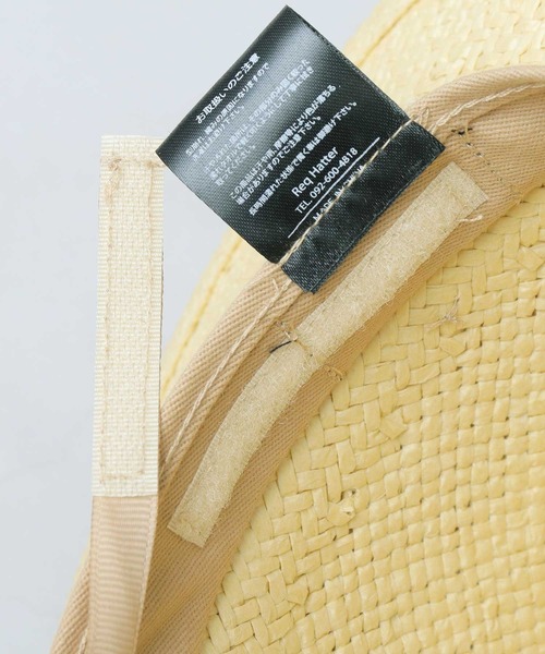ReqHatter（レックハッター）の「ペーパー フラット ワイドブリム 中折れハット（ハット・メンズ・ブラック/ベージュ・FREE）」の18枚目の写真