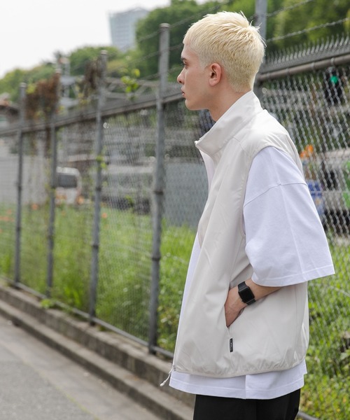 WEGO（ウィゴー）の「WEGO/【セットアップ対応】TECH VEST（ベスト・メンズ・ブラック/ライトグレー・FREE）」の4枚目の写真