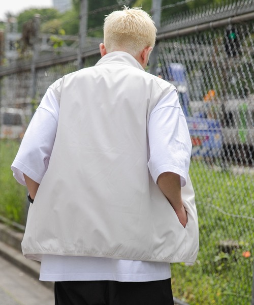 WEGO（ウィゴー）の「WEGO/【セットアップ対応】TECH VEST（ベスト・メンズ・ブラック/ライトグレー・FREE）」の13枚目の写真