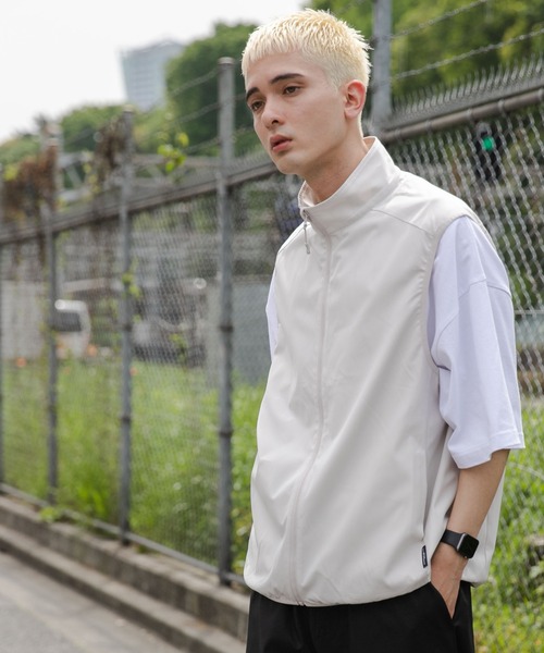 WEGO（ウィゴー）の「WEGO/【セットアップ対応】TECH VEST（ベスト・メンズ・ブラック/ライトグレー・FREE）」の19枚目の写真