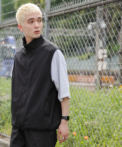 WEGO（ウィゴー）の「WEGO/【セットアップ対応】TECH VEST（ベスト・メンズ・ブラック/ライトグレー・FREE）」の9枚目の写真