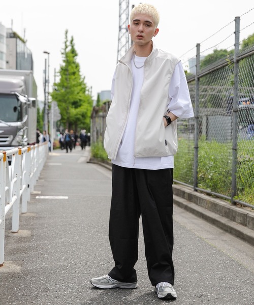 WEGO（ウィゴー）の「WEGO/【セットアップ対応】TECH VEST（ベスト・メンズ・ブラック/ライトグレー・FREE）」の3枚目の写真