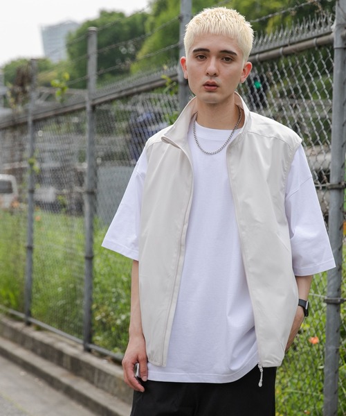 WEGO（ウィゴー）の「WEGO/【セットアップ対応】TECH VEST（ベスト・メンズ・ブラック/ライトグレー・FREE）」の6枚目の写真