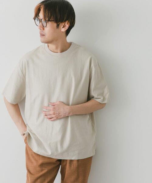 URBAN RESEARCH DOORS(アーバンリサーチドアーズ)の「ストレッチリネンショートスリーブTシャツ(Tシャツ/カットソー・メンズ・ブラック/ブルー/オリーブ/イエロー/アイボリー・MEDIUM/LARGE/X-LARGE)」の11枚目の写真