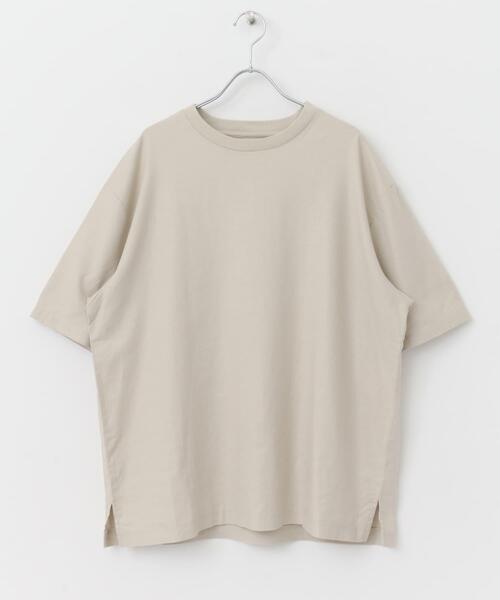 URBAN RESEARCH DOORS(アーバンリサーチドアーズ)の「ストレッチリネンショートスリーブTシャツ(Tシャツ/カットソー・メンズ・ブラック/ブルー/オリーブ/イエロー/アイボリー・MEDIUM/LARGE/X-LARGE)」の15枚目の写真