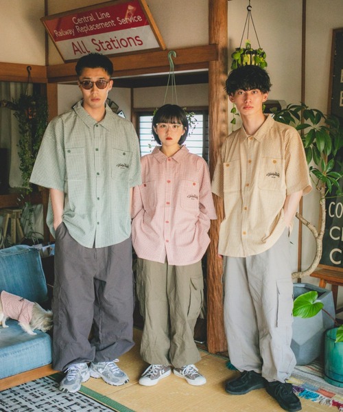 WudgeBoy（ワッジボーイ）の「color check shirt（シャツ