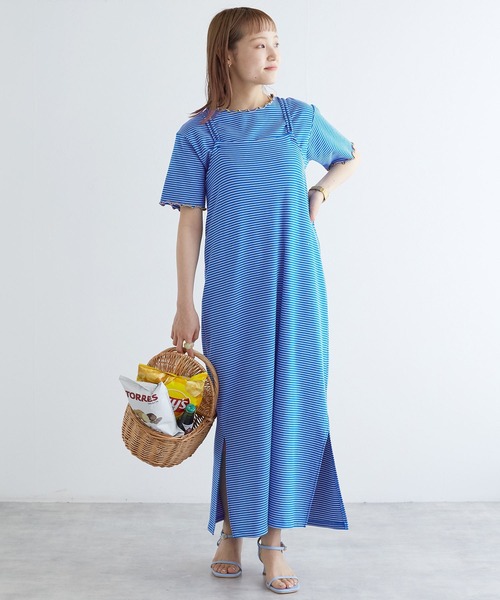 ASTRAET ボーダー ワンピース 0808155845_66b46ca500230.jpg