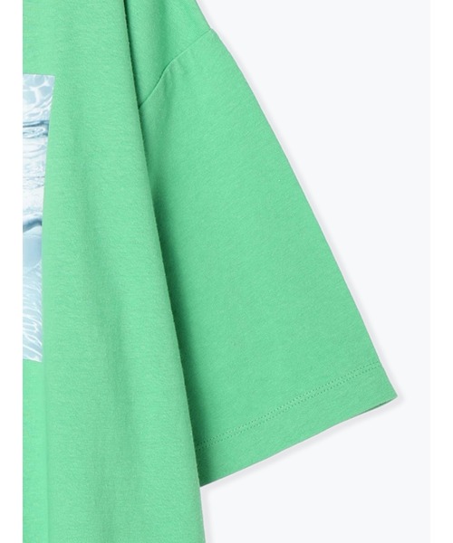 sm2rhythm(サマンサモスモスリズム)の「グラフィックプリントTシャツ(Tシャツ/カットソー・レディース・グリーン/ピンク/オフホワイト・F)」の14枚目の写真