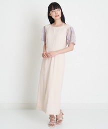 A de a.v.v | 刺繍入りケミカルレースオフショルダーワンピース(ドレス)