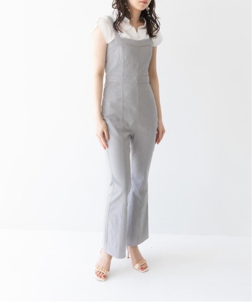 RANDA（ランダ）の「ビスチェライクサロペット（サロペット/オーバーオール・レディース・ブラック/ブルー/ベージュ・0/1）」の6枚目の写真