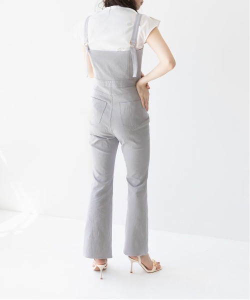 RANDA（ランダ）の「ビスチェライクサロペット（サロペット/オーバーオール・レディース・ブラック/ブルー/ベージュ・0/1）」の7枚目の写真