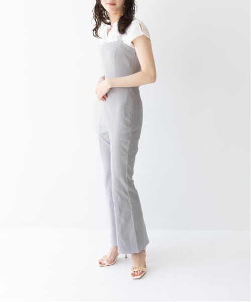 RANDA（ランダ）の「ビスチェライクサロペット（サロペット/オーバーオール・レディース・ブラック/ブルー/ベージュ・0/1）」の8枚目の写真