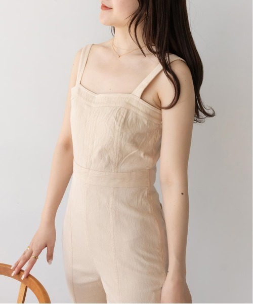 RANDA（ランダ）の「ビスチェライクサロペット（サロペット/オーバーオール・レディース・ブラック/ブルー/ベージュ・0/1）」の14枚目の写真