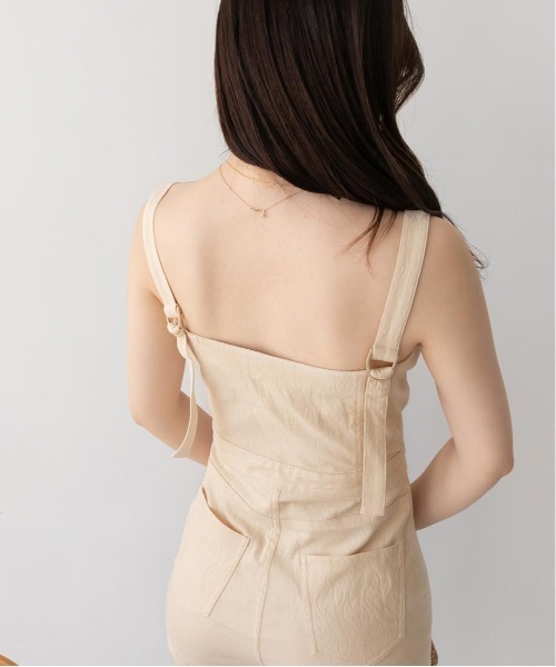 RANDA（ランダ）の「ビスチェライクサロペット（サロペット/オーバーオール・レディース・ブラック/ブルー/ベージュ・0/1）」の15枚目の写真