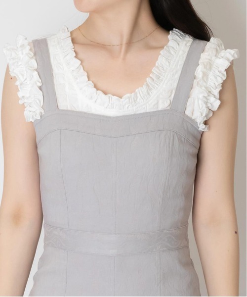 RANDA（ランダ）の「ビスチェライクサロペット（サロペット/オーバーオール・レディース・ブラック/ブルー/ベージュ・0/1）」の22枚目の写真