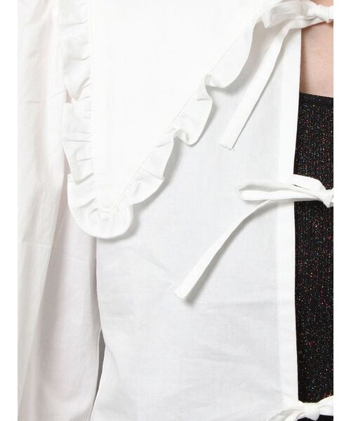 jouetie（ジュエティ）の「フリルカラー2WAYブラウス（シャツ/ブラウス・レディース・レッド/オフホワイト/イエロー・MEDIUM）」の22枚目の写真