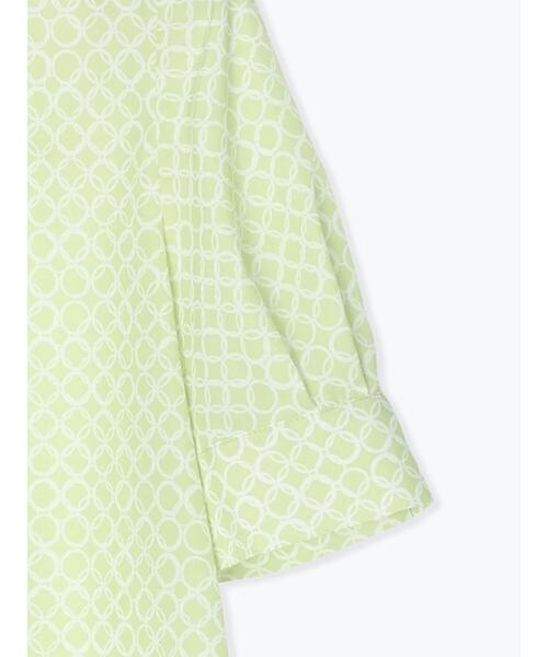 Te chichi（テチチ）の「柄アソート5分袖2WAYボウタイブラウス（シャツ/ブラウス・レディース・ネイビー/ベージュ/オフホワイト/イエロー・F）」の21枚目の写真