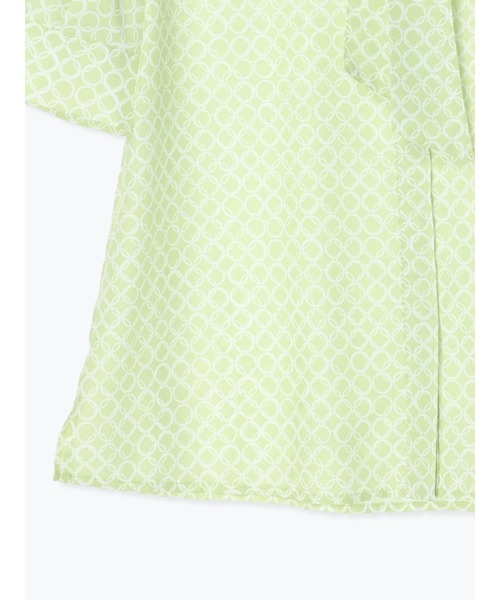 Te chichi（テチチ）の「柄アソート5分袖2WAYボウタイブラウス（シャツ/ブラウス・レディース・ネイビー/ベージュ/オフホワイト/イエロー・F）」の11枚目の写真