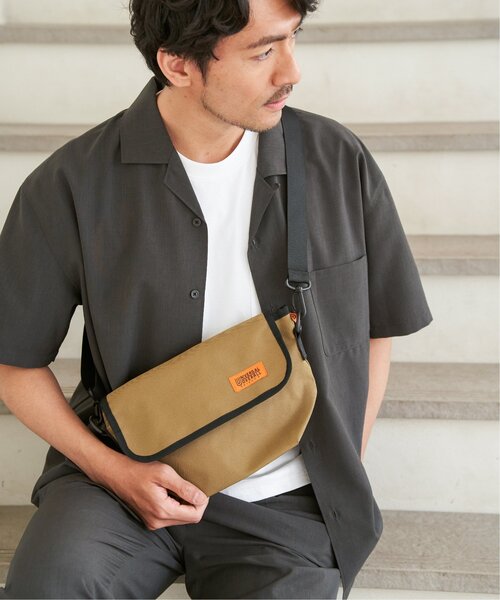 UNIVERSAL OVERALL（ユニバーサルオーバーオール）の「UNIVERSAL OVERALL ユニバーサルオーバーオール 撥水フラップミニショルダー（ショルダーバッグ・メンズ・ブラック/ベージュ/オリーブ・FREE）」の21枚目の写真