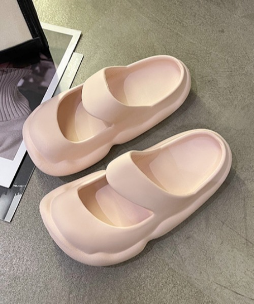 Vipoa（ヴィポア）の「チャンキーソールサンダル（サンダル・レディース・ホワイト/ピンク/ブラック・SMALL/MEDIUM/LARGE）」の3枚目の写真