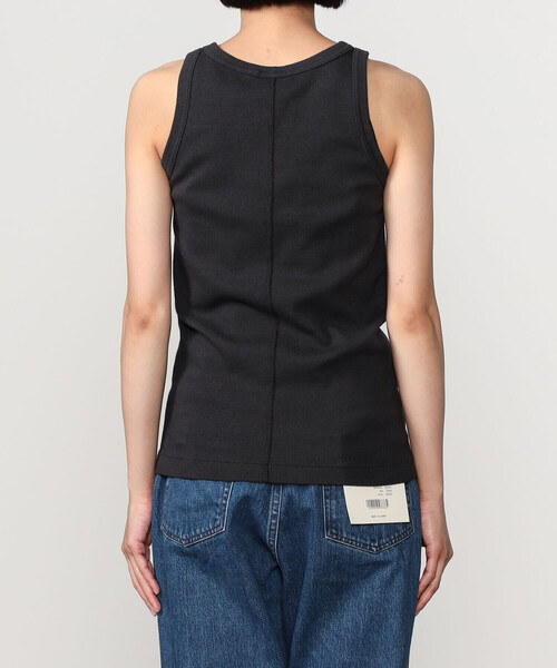 THE SHINZONE(ザ シンゾーン)の「THE SHINZONE | CIRCULAR RIB TT WOMEN(タンクトップ・レディース・ブラック/ホワイト・F)」の13枚目の写真