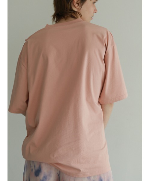 AMAIL（アマイル）の「Cut out over cloth（Tシャツ/カットソー・レディース・ホワイト/ピンク・FREE）」の11枚目の写真