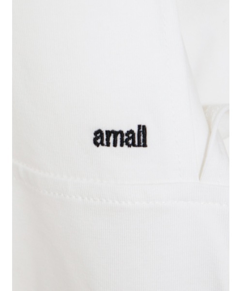 AMAIL（アマイル）の「Cut out over cloth（Tシャツ/カットソー・レディース・ホワイト/ピンク・FREE）」の15枚目の写真