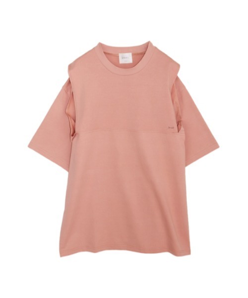 AMAIL（アマイル）の「Cut out over cloth（Tシャツ/カットソー・レディース・ホワイト/ピンク・FREE）」の16枚目の写真