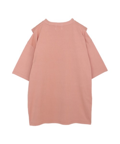 AMAIL（アマイル）の「Cut out over cloth（Tシャツ/カットソー・レディース・ホワイト/ピンク・FREE）」の18枚目の写真