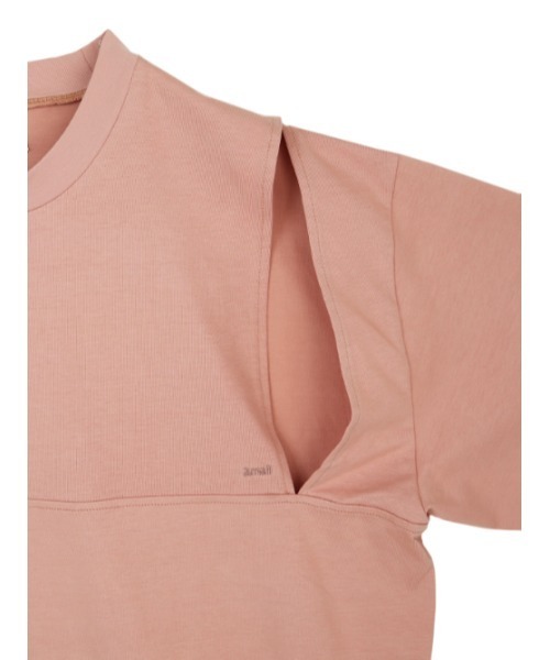 AMAIL（アマイル）の「Cut out over cloth（Tシャツ/カットソー・レディース・ホワイト/ピンク・FREE）」の12枚目の写真