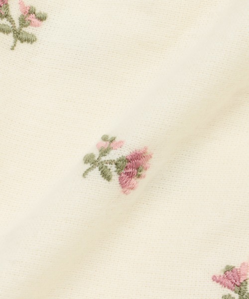 petit main(プティマイン)の「花刺繍ロンパース(ロンパース・キッズ・アイボリー/ライトブルー/ブラック・80cm/70cm)」の10枚目の写真