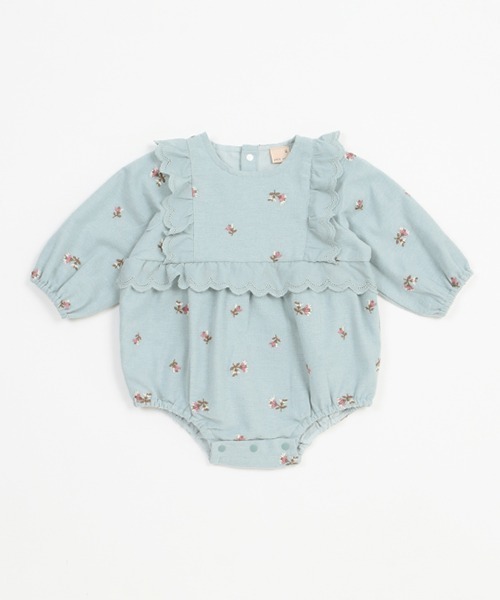 petit main(プティマイン)の「花刺繍ロンパース(ロンパース・キッズ・アイボリー/ライトブルー/ブラック・80cm/70cm)」の13枚目の写真