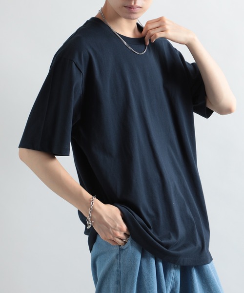 MAISON CLUB(メゾンクラブ)の「【MAISON CLUB】ヘビーウェイトUSAコットンTee(Tシャツ/カットソー・メンズ・グレー/ネイビー/ブラック/ホワイト/チャコールグレー・L/XL)」の1枚目の写真