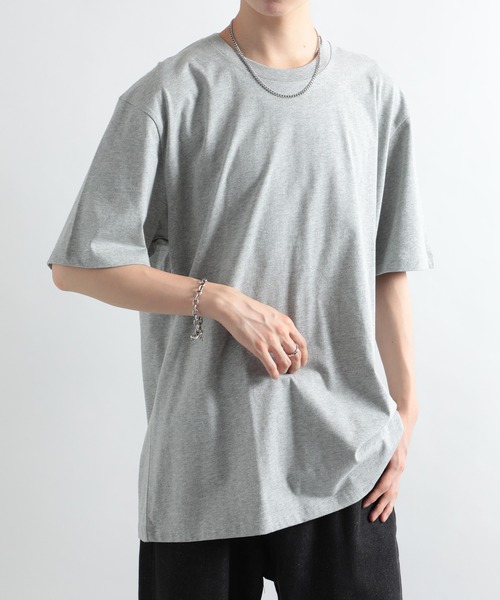 MAISON CLUB(メゾンクラブ)の「【MAISON CLUB】ヘビーウェイトUSAコットンTee(Tシャツ/カットソー・メンズ・グレー/ネイビー/ブラック/ホワイト/チャコールグレー・L/XL)」の5枚目の写真