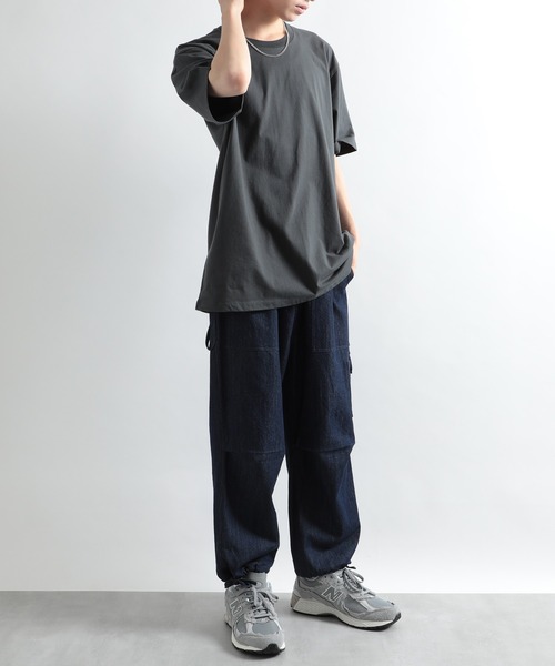 MAISON CLUB(メゾンクラブ)の「【MAISON CLUB】ヘビーウェイトUSAコットンTee(Tシャツ/カットソー・メンズ・グレー/ネイビー/ブラック/ホワイト/チャコールグレー・L/XL)」の16枚目の写真