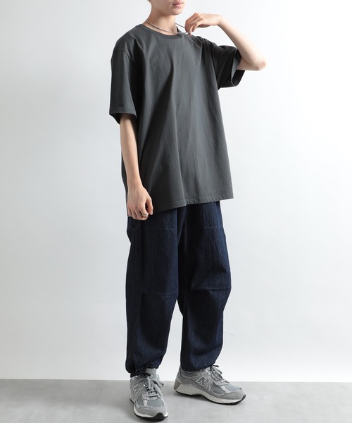 MAISON CLUB(メゾンクラブ)の「【MAISON CLUB】ヘビーウェイトUSAコットンTee(Tシャツ/カットソー・メンズ・グレー/ネイビー/ブラック/ホワイト/チャコールグレー・L/XL)」の17枚目の写真