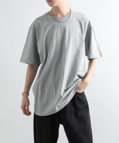MAISON CLUB(メゾンクラブ)の「【MAISON CLUB】ヘビーウェイトUSAコットンTee(Tシャツ/カットソー・メンズ・グレー/ネイビー/ブラック/ホワイト/チャコールグレー・L/XL)」の20枚目の写真