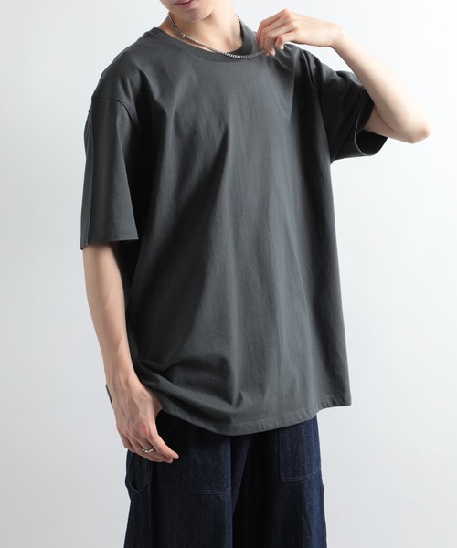 MAISON CLUB(メゾンクラブ)の「【MAISON CLUB】ヘビーウェイトUSAコットンTee(Tシャツ/カットソー・メンズ・グレー/ネイビー/ブラック/ホワイト/チャコールグレー・L/XL)」の14枚目の写真