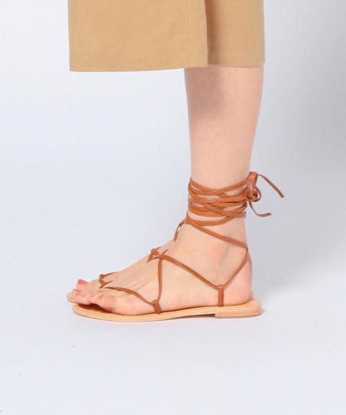 KIWI（キィウイ）の「kiwiレースアップサンダル/BCKiWi LACEUP SNDL◆（サンダル・レディース・ブラック/ブラウン・36/37/38）」の4枚目の写真