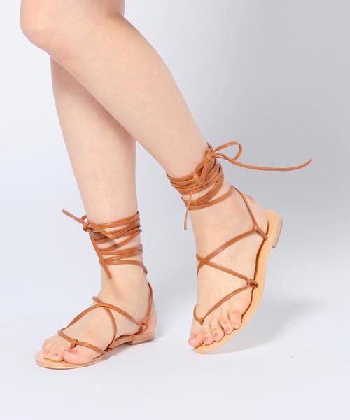 KIWI（キィウイ）の「kiwiレースアップサンダル/BCKiWi LACEUP SNDL◆（サンダル・レディース・ブラック/ブラウン・36/37/38）」の8枚目の写真