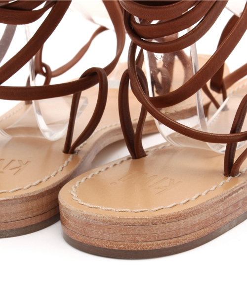 KIWI（キィウイ）の「kiwiレースアップサンダル/BCKiWi LACEUP SNDL◆（サンダル・レディース・ブラック/ブラウン・36/37/38）」の10枚目の写真