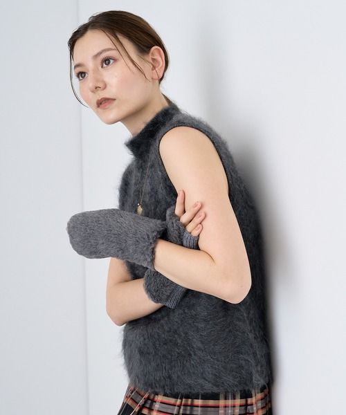 【セール】ボアコンビニットグローブ（手袋）｜ANAYI（アナイ）