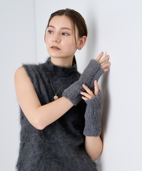 【セール】ボアコンビニットグローブ（手袋）｜ANAYI（アナイ）