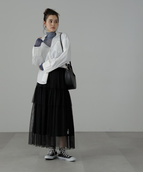 FREE'S MART(フリーズマート)の「◆ムーンワンショルバッグ(ショルダーバッグ・レディース・ベージュ系その他/ブラック・フリ-)」の19枚目の写真